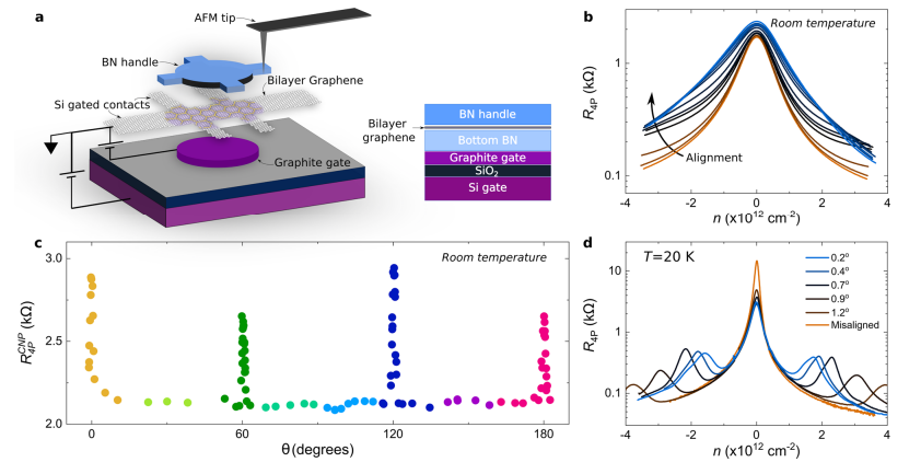 Non-identical moiré twins in bilayer graphene